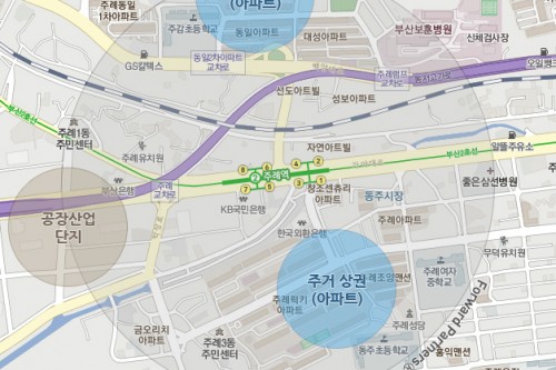 부산지하철 2호선 주례역세권 상권분석보고서